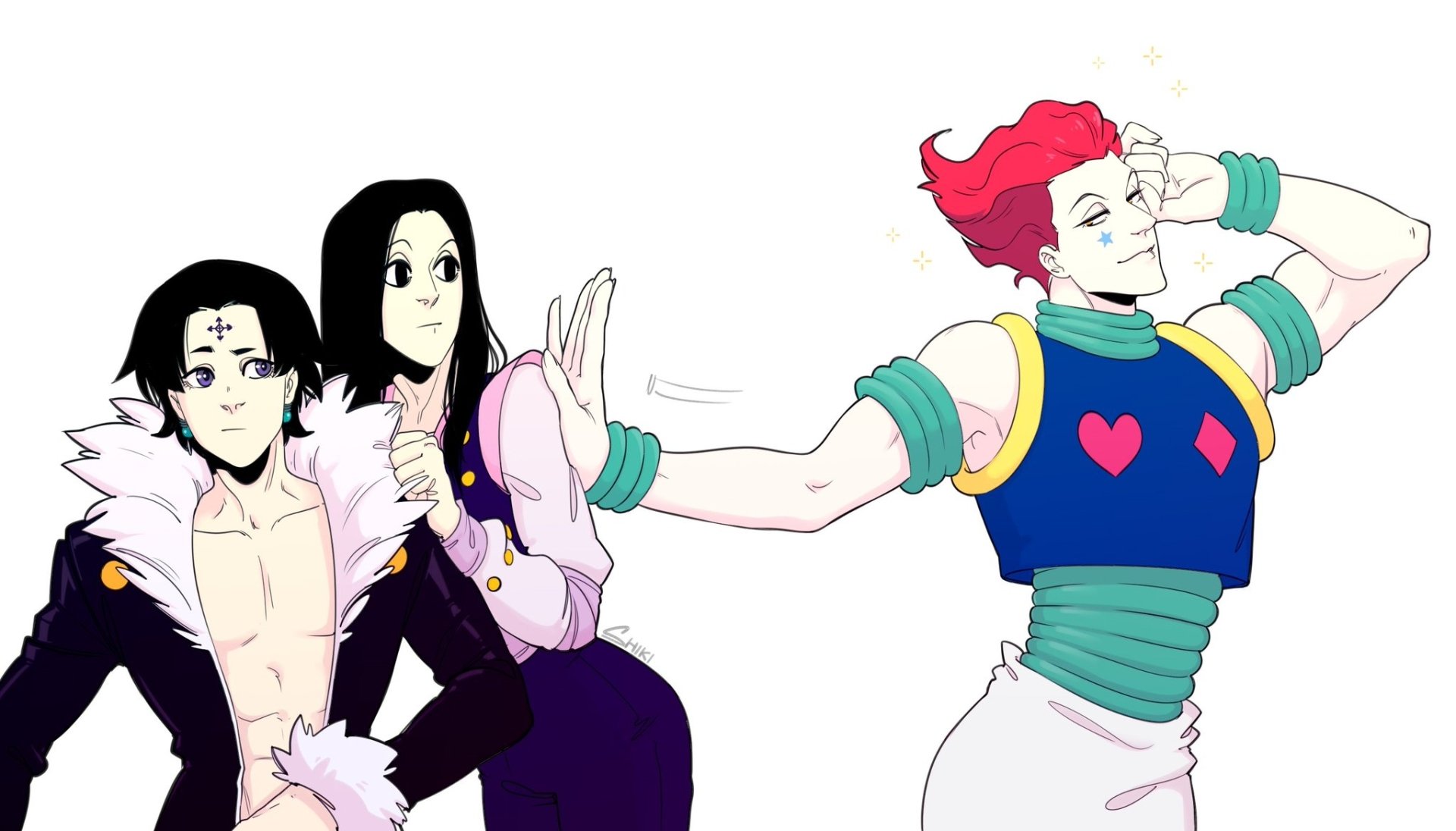 Download Hisoka (Hunter × Hunter) Illumi Zoldyck Chrollo Lucilfer Anime Hunter X Hunter HD Wallpaper