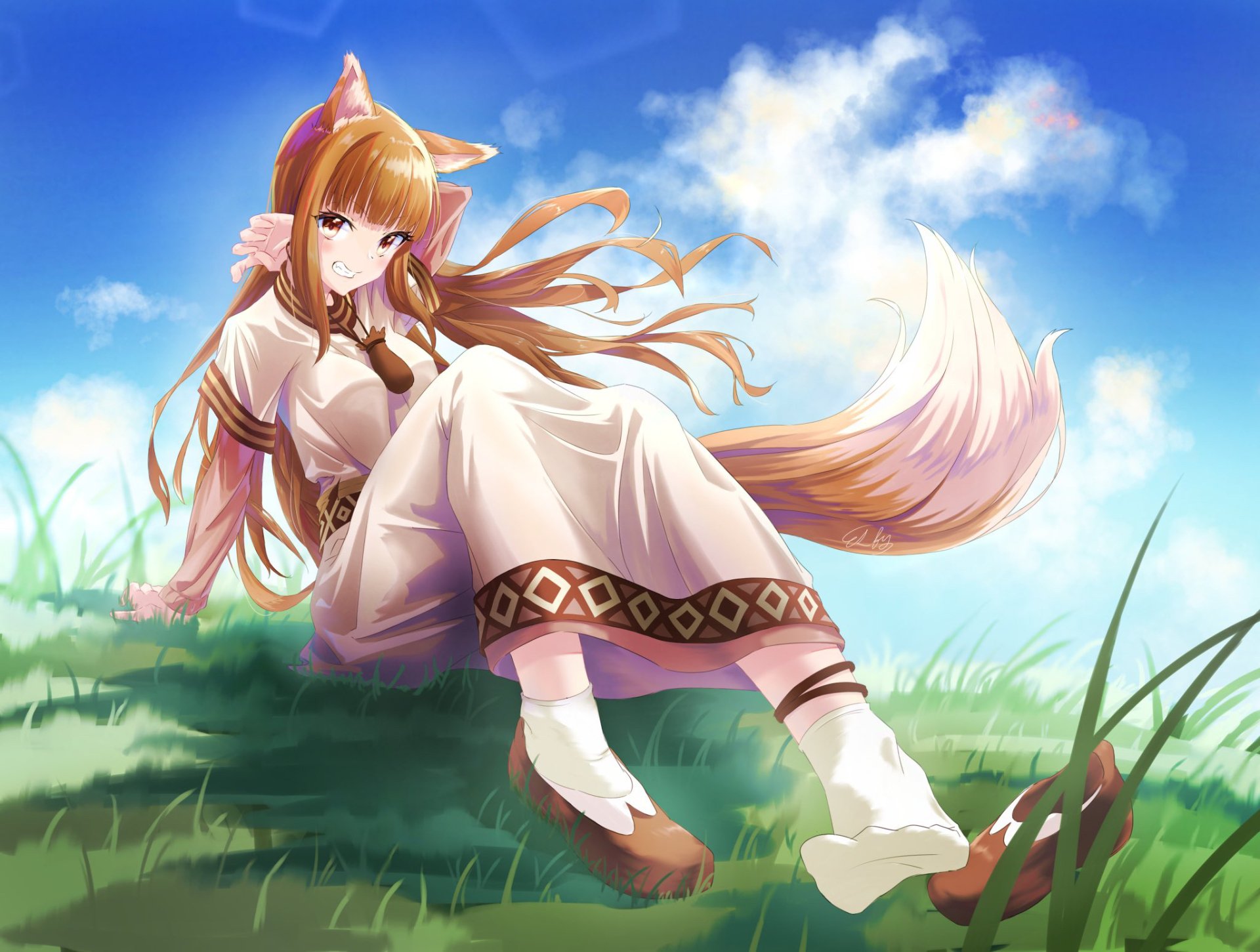 Download Holo (Spice & Wolf) Anime Spice And Wolf HD Wallpaper by ELfy