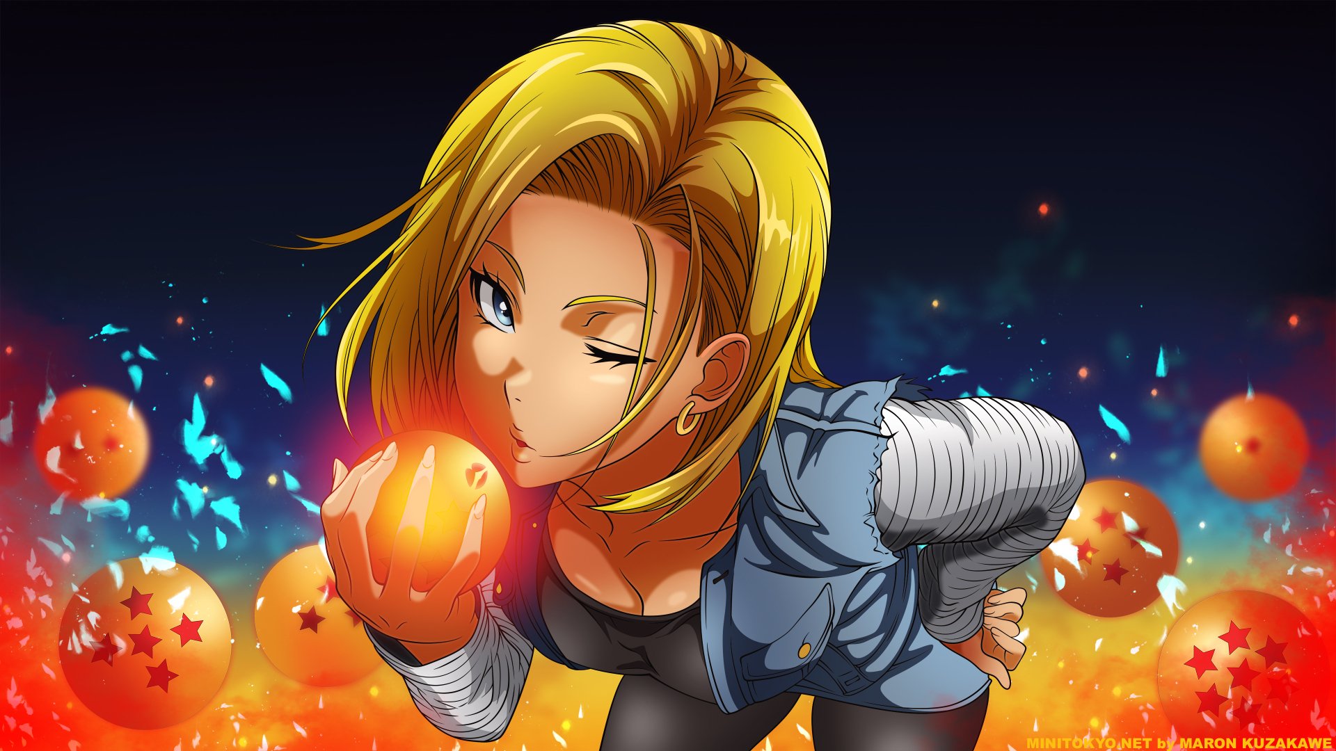 Download Android 18 (Dragon Ball) Anime Dragon Ball 4k Ultra HD Wallpaper  by MaronKuzakawe