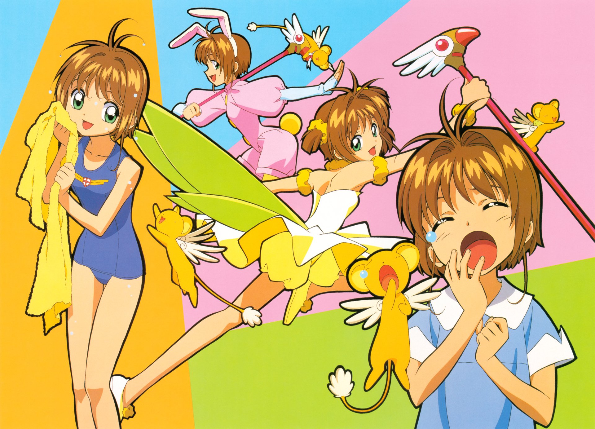 Download Sakura Kinomoto Anime Cardcaptor Sakura 4k Ultra HD Wallpaper