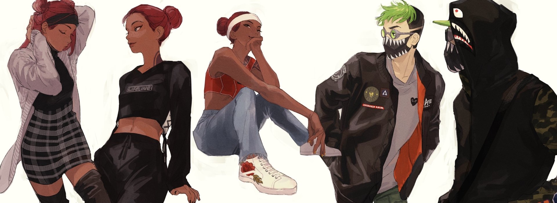 Download Octane (Apex Legends) Lifeline (Apex Legends) Video Game Apex Legends HD Wallpaper by m_2gou