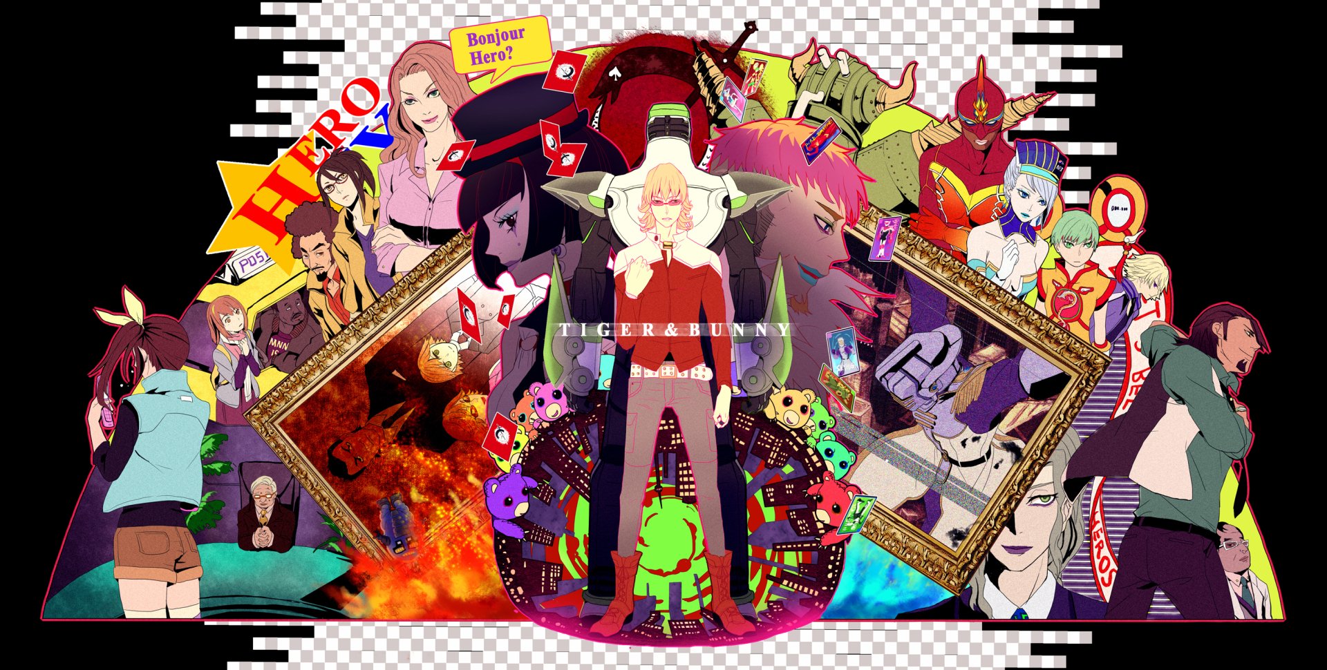 Download Nathan Seymour Keith Goodman Karina Lyle Kotetsu T. Kaburagi Kaede Kaburagi Ivan Karelin Barnaby Brooks Jr. Antonio Lopez Anime Tiger & Bunny HD Wallpaper
