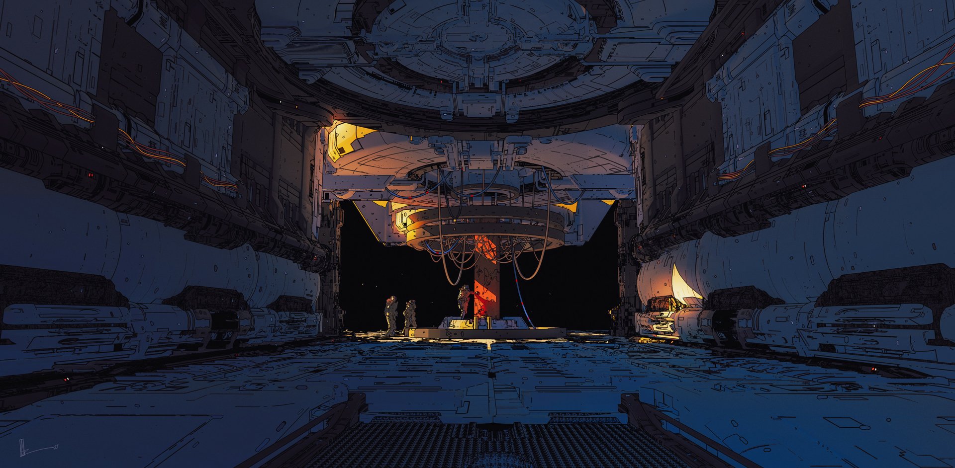 Download Sci Fi Building HD Wallpaper by Amir Zand