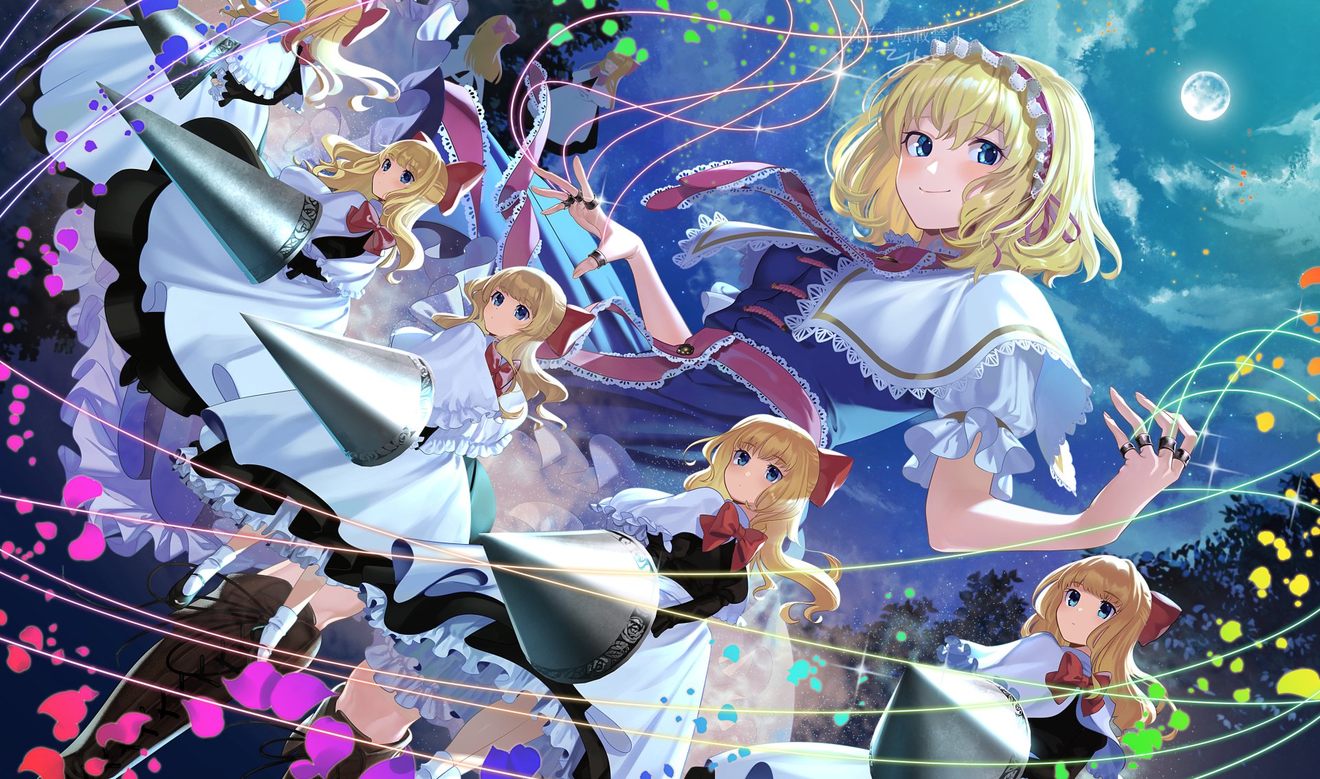 Download Shanghai Doll Alice Margatroid Anime Touhou HD Wallpaper by 翌日