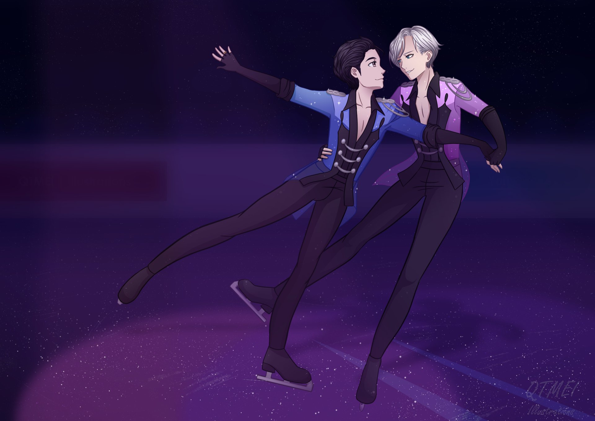 Download Victor Nikiforov Yuuri Katsuki Anime Yuri On Ice K Ultra Hd Wallpaper By Qtmei