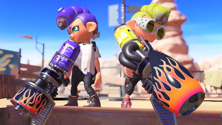 video game Splatoon 3 HD Desktop Wallpaper | Background Image