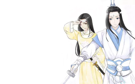 Jin Guangyao Lan Xichen Anime Mo Dao Zu Shi HD Desktop Wallpaper | Background Image