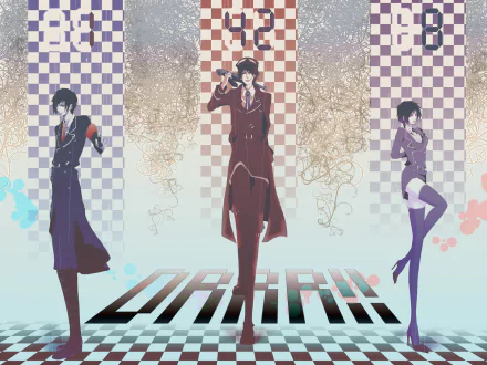 Mikado Ryūgamine Anri Sonohara Izaya Orihara Anime Durarara!! HD Desktop Wallpaper | Background Image