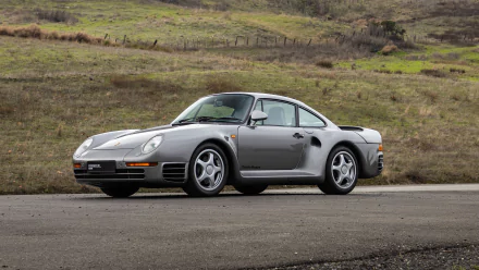 silver car car Porsche vehicle Porsche 959 HD Desktop Wallpaper | Background Image