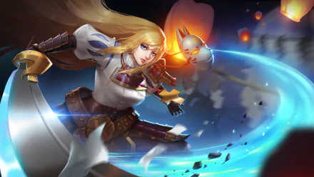 woman warrior video game Legend Of Ace HD Desktop Wallpaper | Background Image