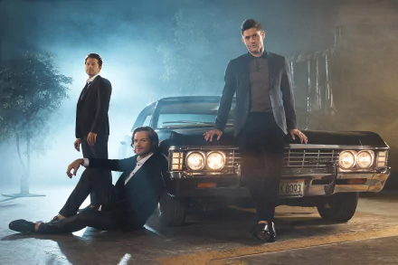 Castiel (Supernatural) Misha Collins Sam Winchester Jared Padalecki Dean Winchester Jensen Ackles Supernatural (TV Show) TV Show HD Desktop Wallpaper | Background Image