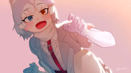 heterochromia Dog (Mixed Breed) (Kemono Friends) Anime Kemono Friends HD Desktop Wallpaper | Background Image