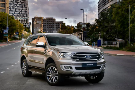 silver car SUV car Ford vehicle Ford Everest HD Desktop Wallpaper | Background Image