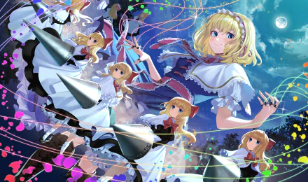 Shanghai Doll Alice Margatroid Anime Touhou HD Desktop Wallpaper | Background Image
