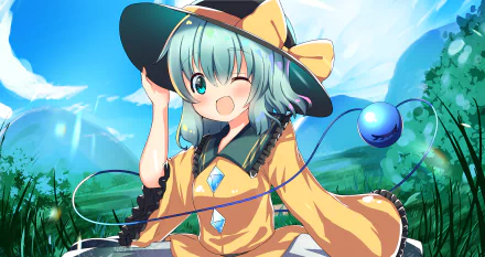 Koishi Komeiji Anime Touhou HD Desktop Wallpaper | Background Image