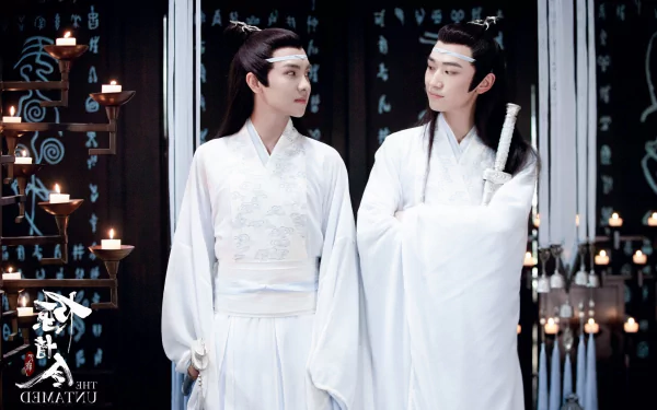 Zheng Fan Xing Lan Jingyi Lan Sizhui TV Show The Untamed HD Desktop Wallpaper | Background Image