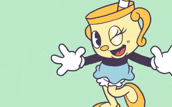 Cuphead - The Delicious Last Course Ms. Chalice (Cuphead) video game Cuphead HD Desktop Wallpaper | Background Image