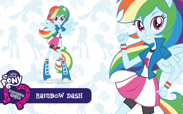 Rainbow Dash TV Show My Little Pony: Equestria Girls HD Desktop Wallpaper | Background Image