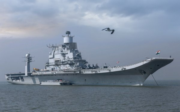Military INS Vikramaditya (R33) Warships Indian Navy Aircraft Carrier Warship HD Wallpaper | Background Image