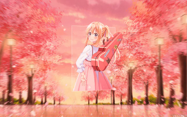 Kaori Miyazono Anime Your Lie in April HD Desktop Wallpaper | Background Image