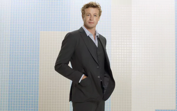 Simon Baker Patrick Jane TV Show The Mentalist HD Desktop Wallpaper | Background Image