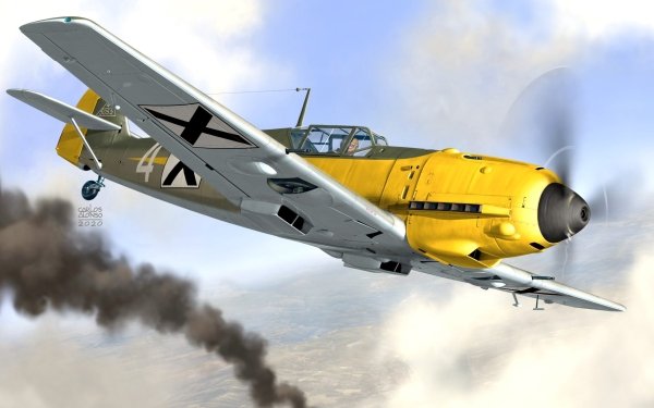 Military Messerschmitt Bf 109 Military Aircraft Aircraft Warplane Luftwaffe HD Wallpaper | Background Image