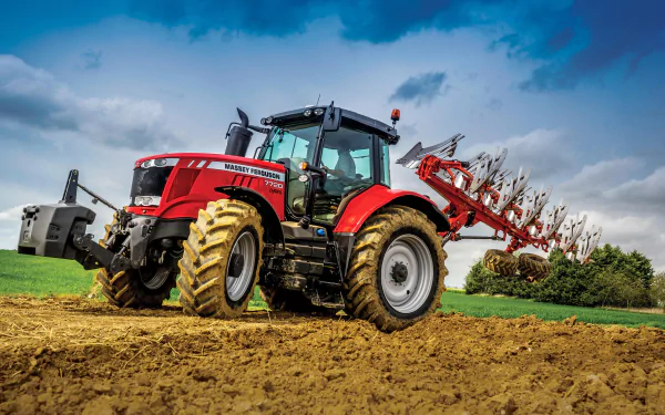 Massey Ferguson 7720 Dyna 6 tractor vehicle Massey Ferguson HD Desktop Wallpaper | Background Image