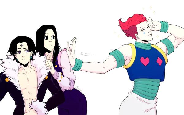 Hisoka (Hunter × Hunter) Illumi Zoldyck Chrollo Lucilfer Anime Hunter x Hunter HD Desktop Wallpaper | Background Image
