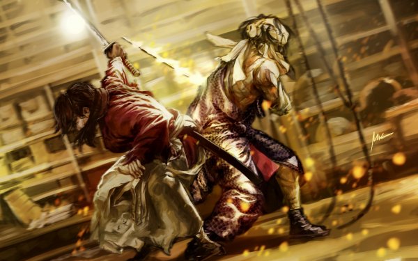 Anime Rurouni Kenshin Kenshin Himura Makoto Shishio HD Wallpaper | Background Image