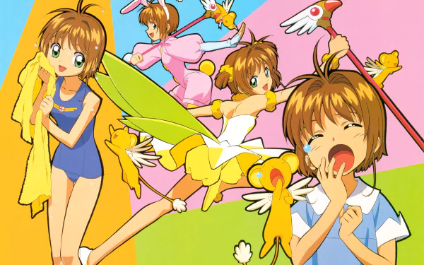 Sakura Kinomoto Anime Cardcaptor Sakura HD Desktop Wallpaper | Background Image