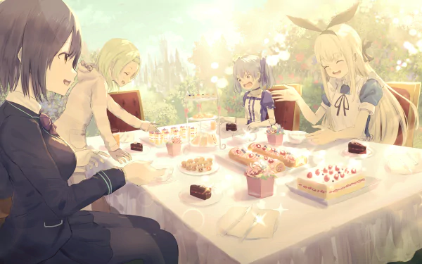 Nijisanji Rin Shizuka Chihiro Yuuki Kazaki Morinaka Mononobe Alice Anime Virtual Youtuber HD Desktop Wallpaper | Background Image
