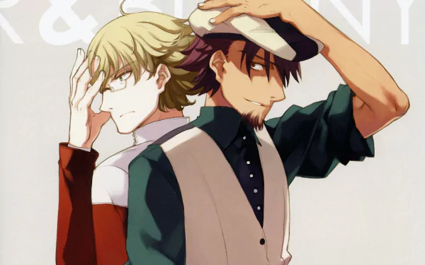 Barnaby Brooks Jr. Kotetsu T. Kaburagi Anime Tiger & Bunny HD Desktop Wallpaper | Background Image