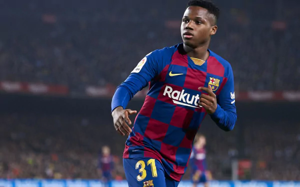 Spanish soccer Ansu Fati Sports HD Desktop Wallpaper | Background Image