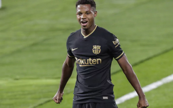 Spanish soccer Ansu Fati Sports HD Desktop Wallpaper | Background Image