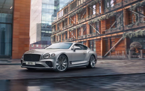 silver car car Bentley Bentley Continental vehicle Bentley Continental GT Speed HD Desktop Wallpaper | Background Image