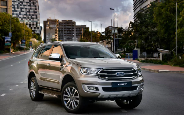 silver car SUV car Ford vehicle Ford Everest HD Desktop Wallpaper | Background Image