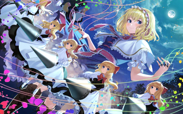 Shanghai Doll Alice Margatroid Anime Touhou HD Desktop Wallpaper | Background Image