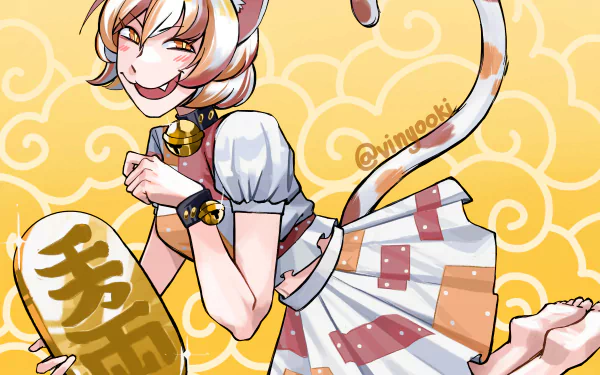 Goutokuji Mike Anime Touhou HD Desktop Wallpaper | Background Image