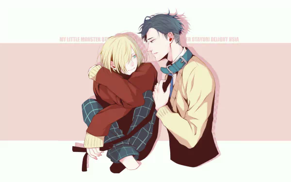 Otabek Altin Yuri Plisetsky Anime Yuri!!! on ICE HD Desktop Wallpaper | Background Image