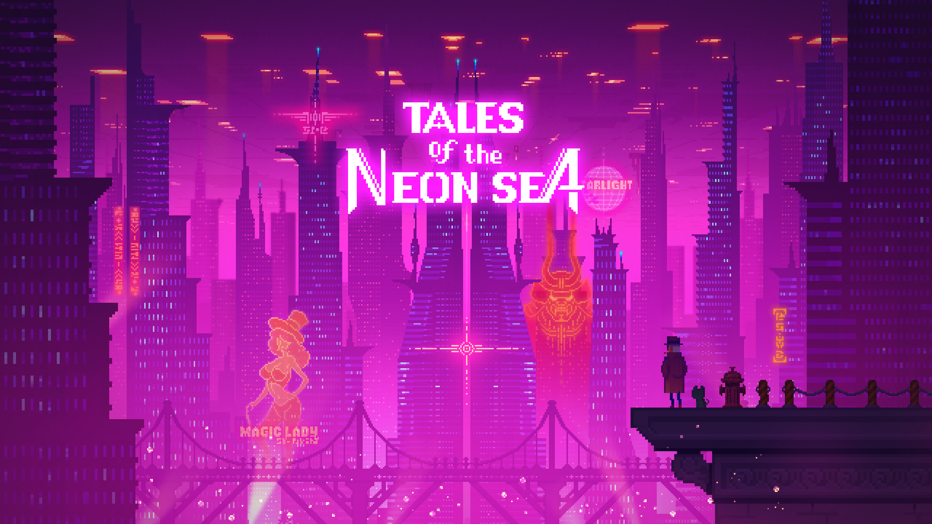 Video Game Tales of the Neon Sea HD Wallpaper | Background Image