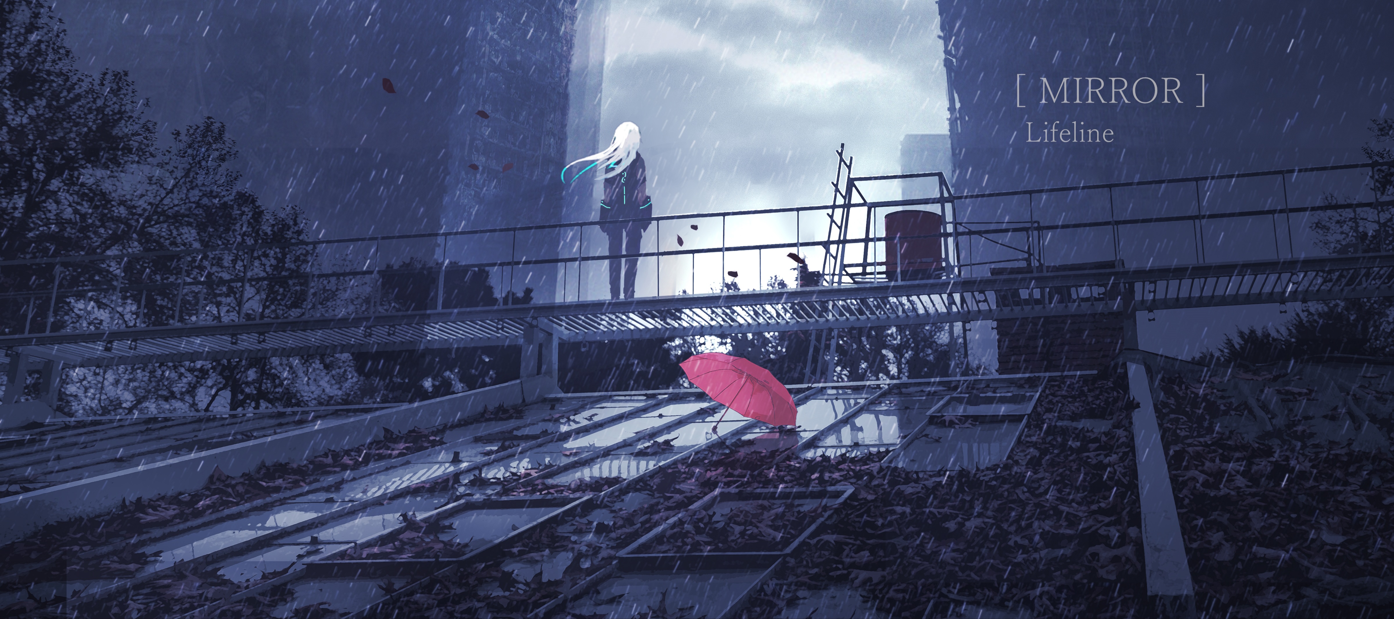Sad Anime Rain anime rain HD phone wallpaper  Peakpx