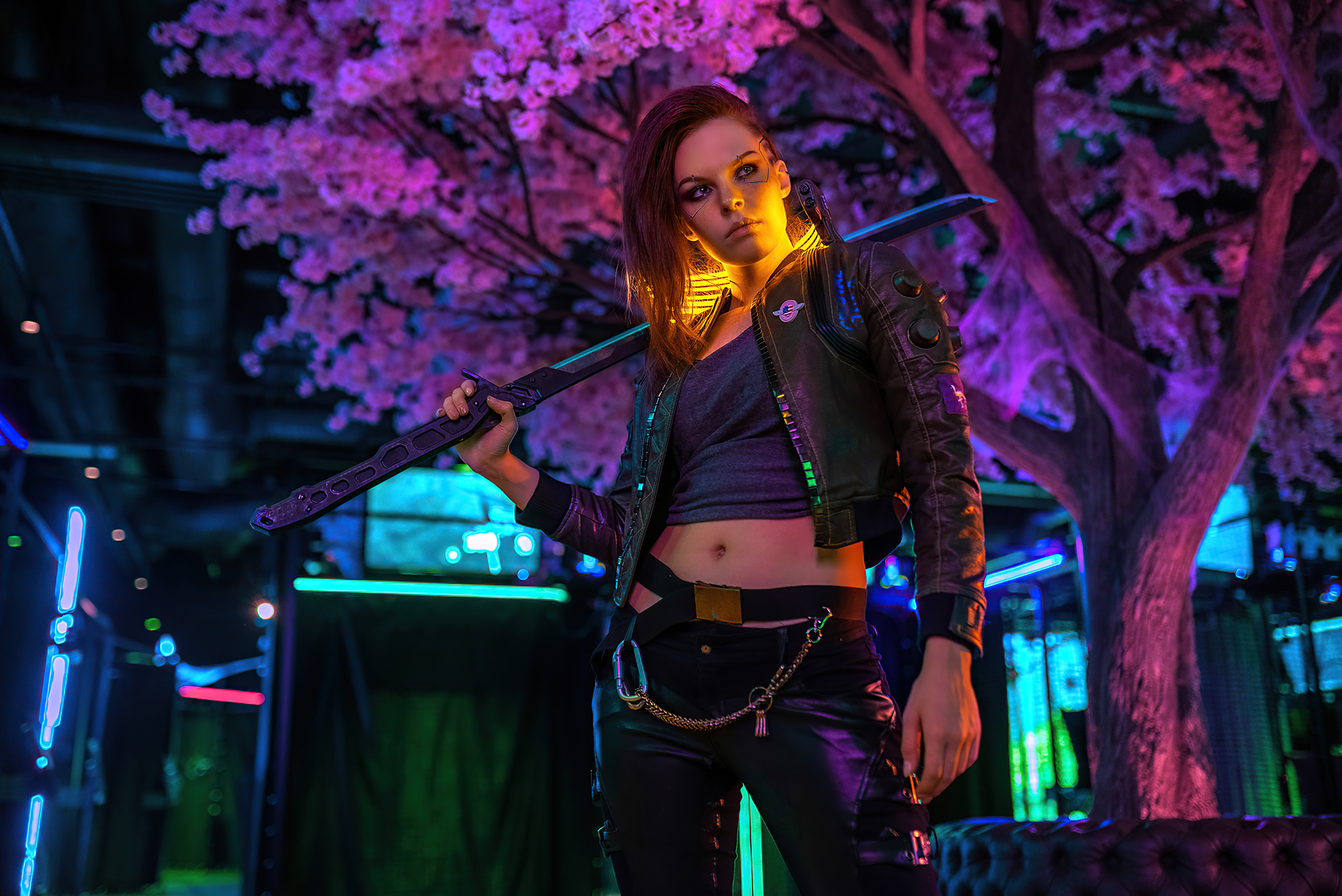 Cyberpunk 2077 Cosplay 4K HD Wallpapers