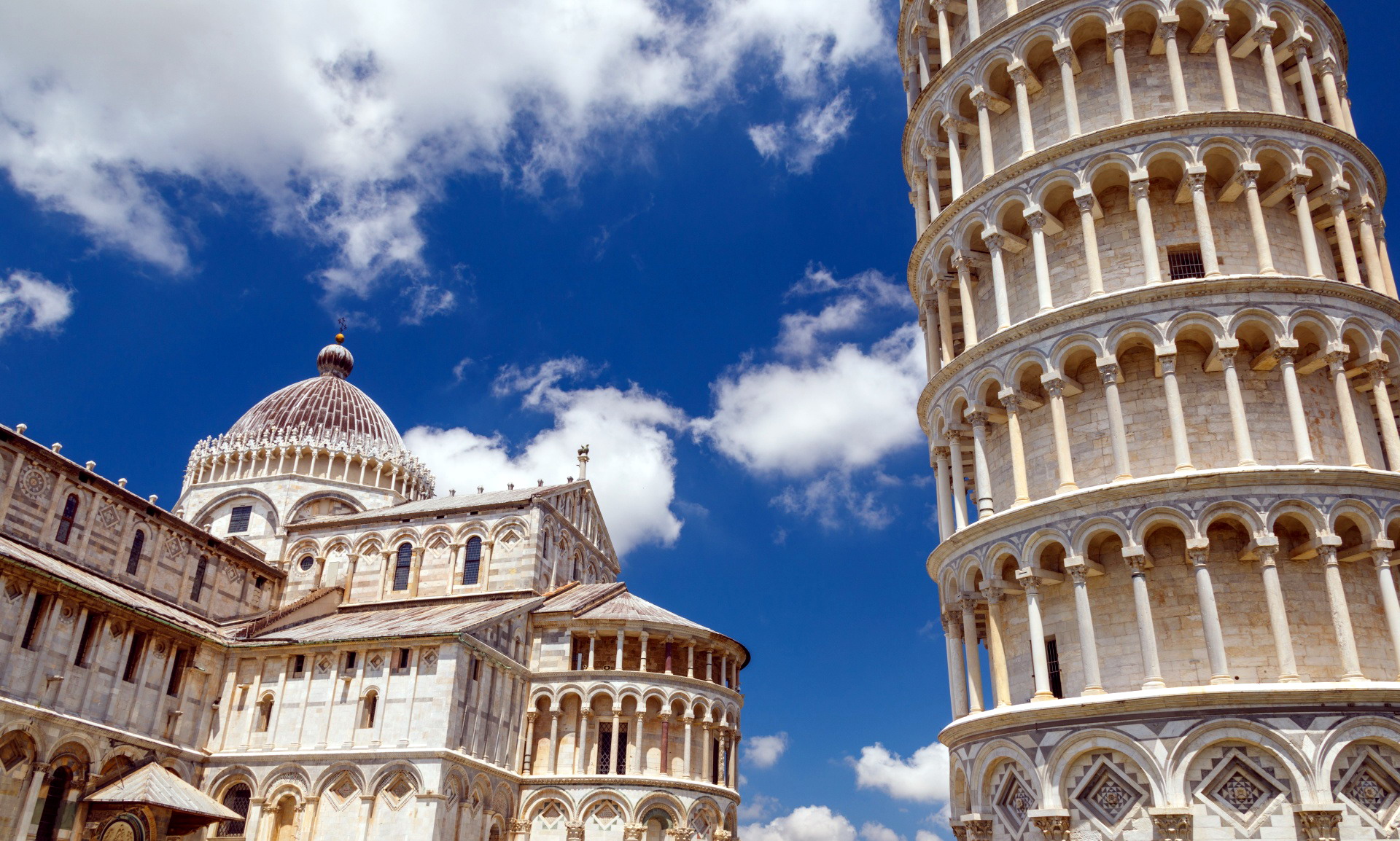 Man Made Leaning Tower Of Pisa HD Wallpaper | Background Image
