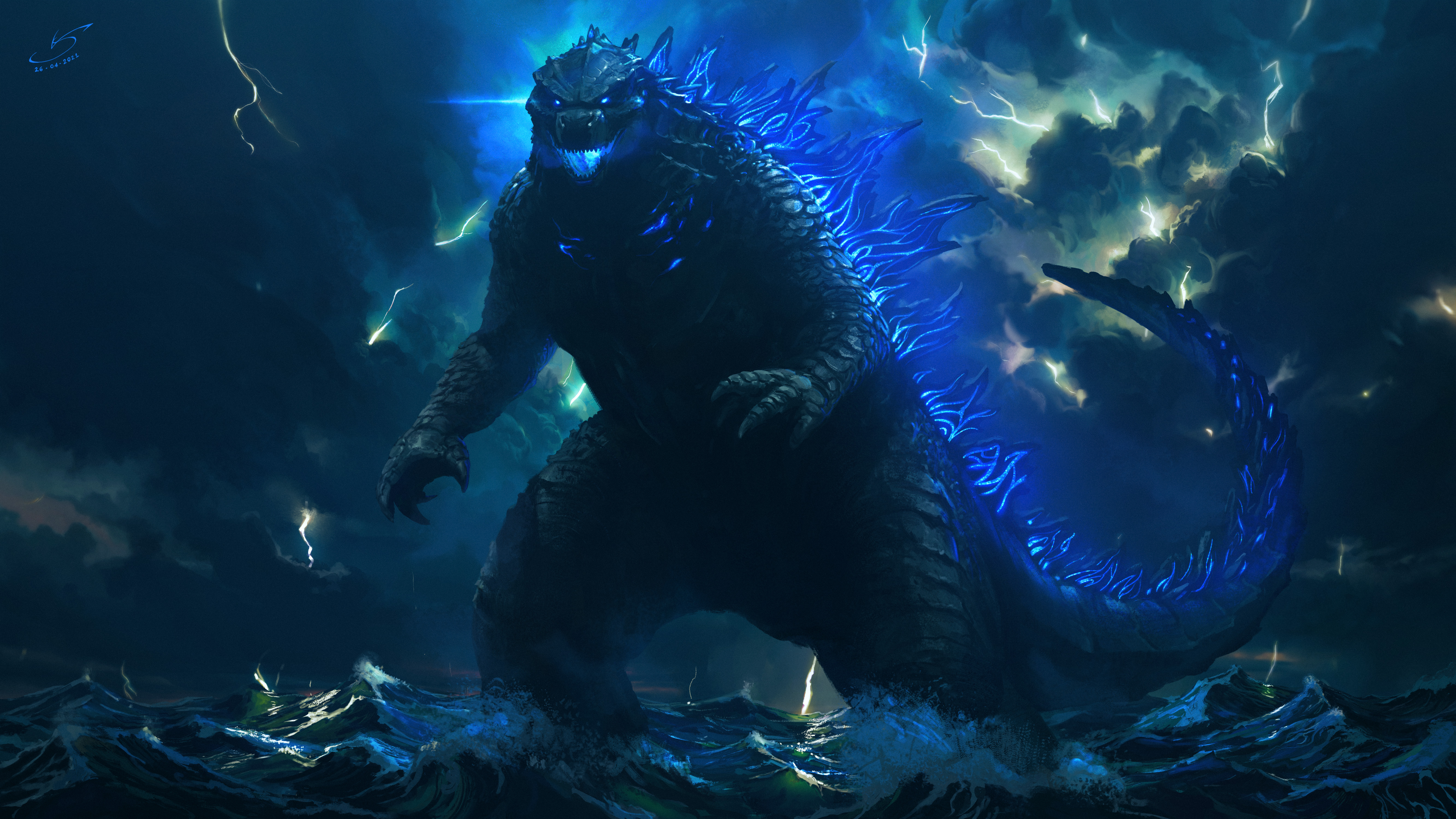 Fantasy Godzilla HD Wallpaper | Background Image