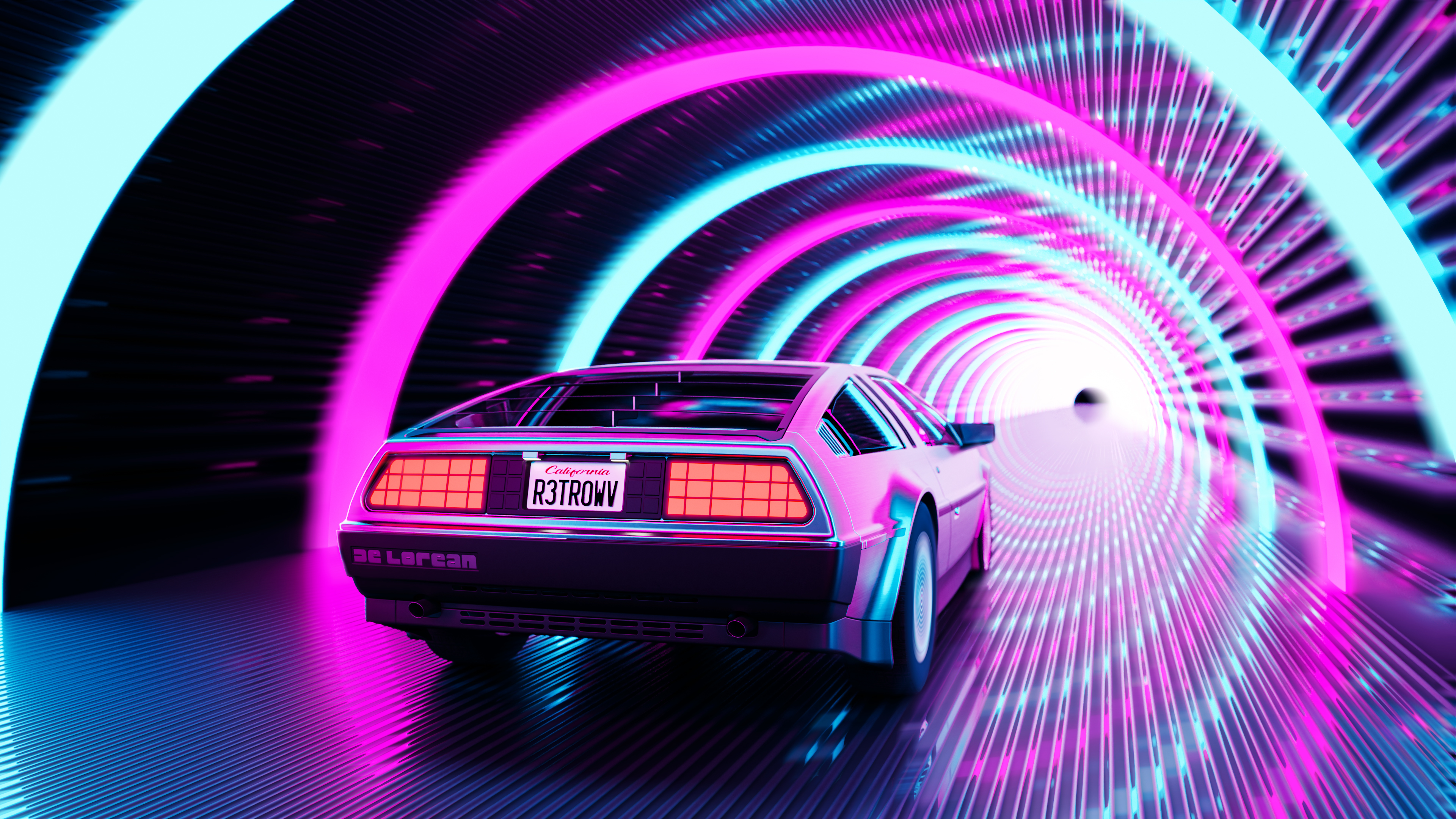 DeLorean, the time machine. by Umrumair