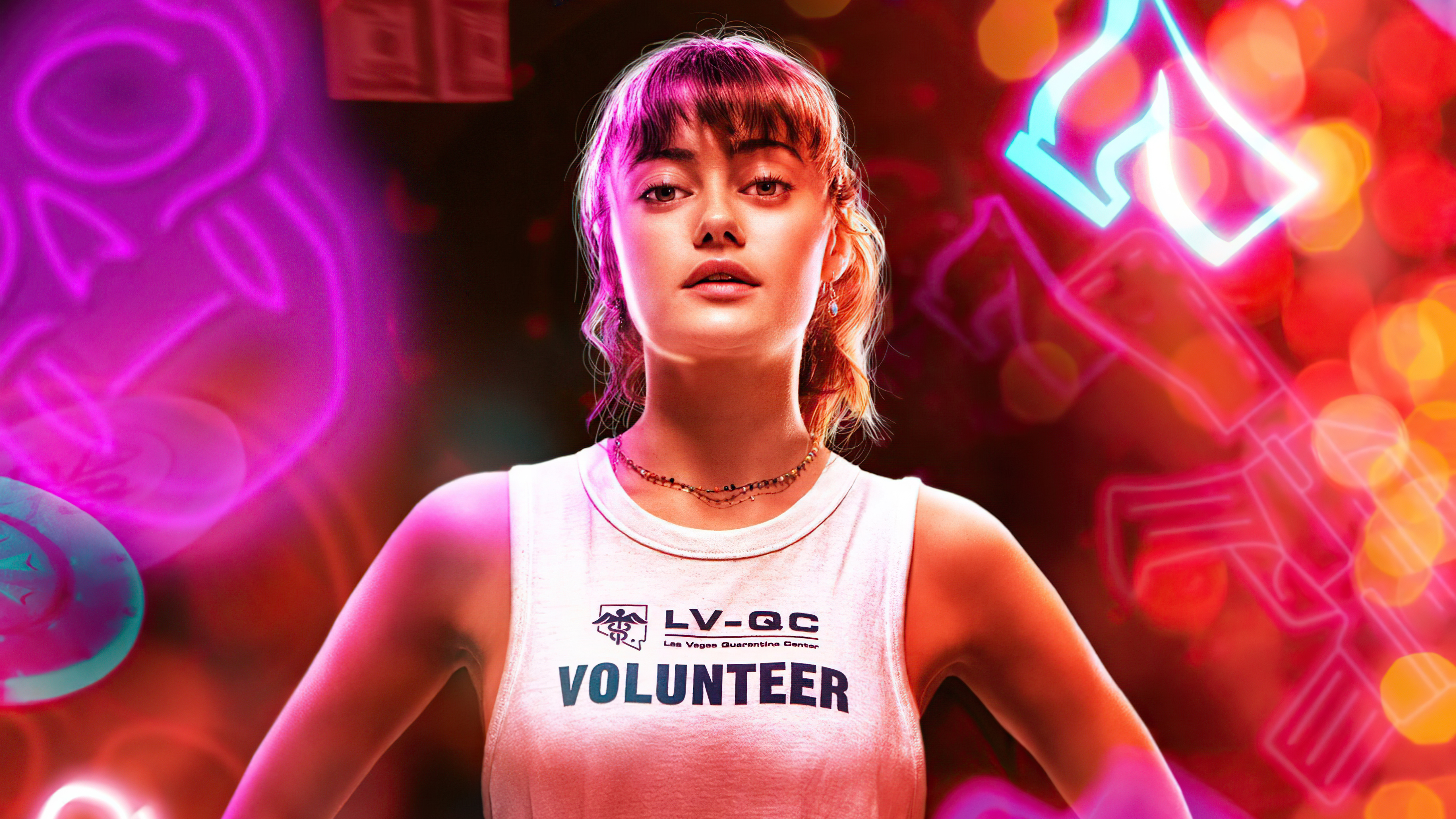 Ella Purnell as Kate Ward in 2021 movie Army of the Dead