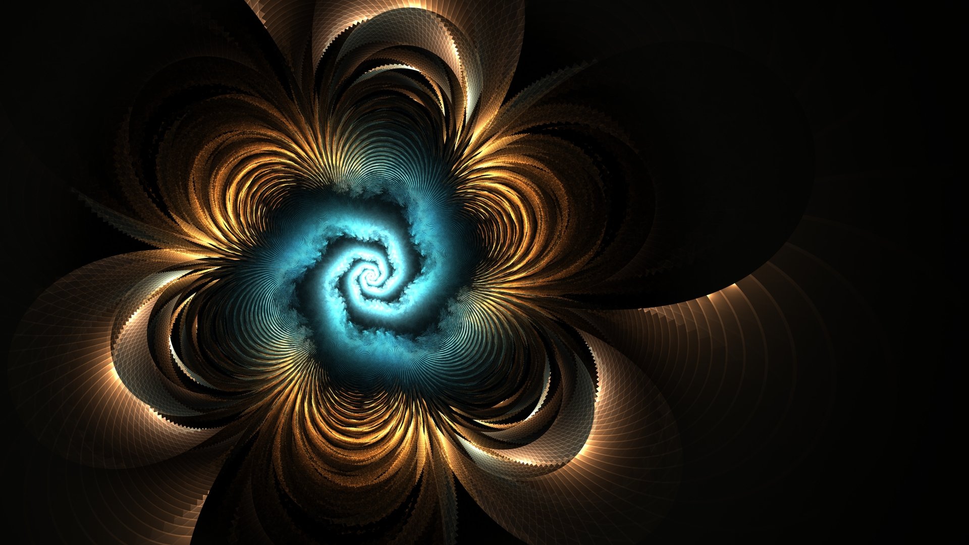 Download Blue Brown Fractal Abstract Swirl Abstract Blue 8k Ultra HD Wallpaper by lsergius10