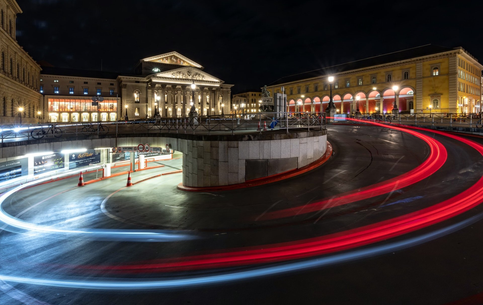 Download Night Munich Photography Time Lapse HD Wallpaper