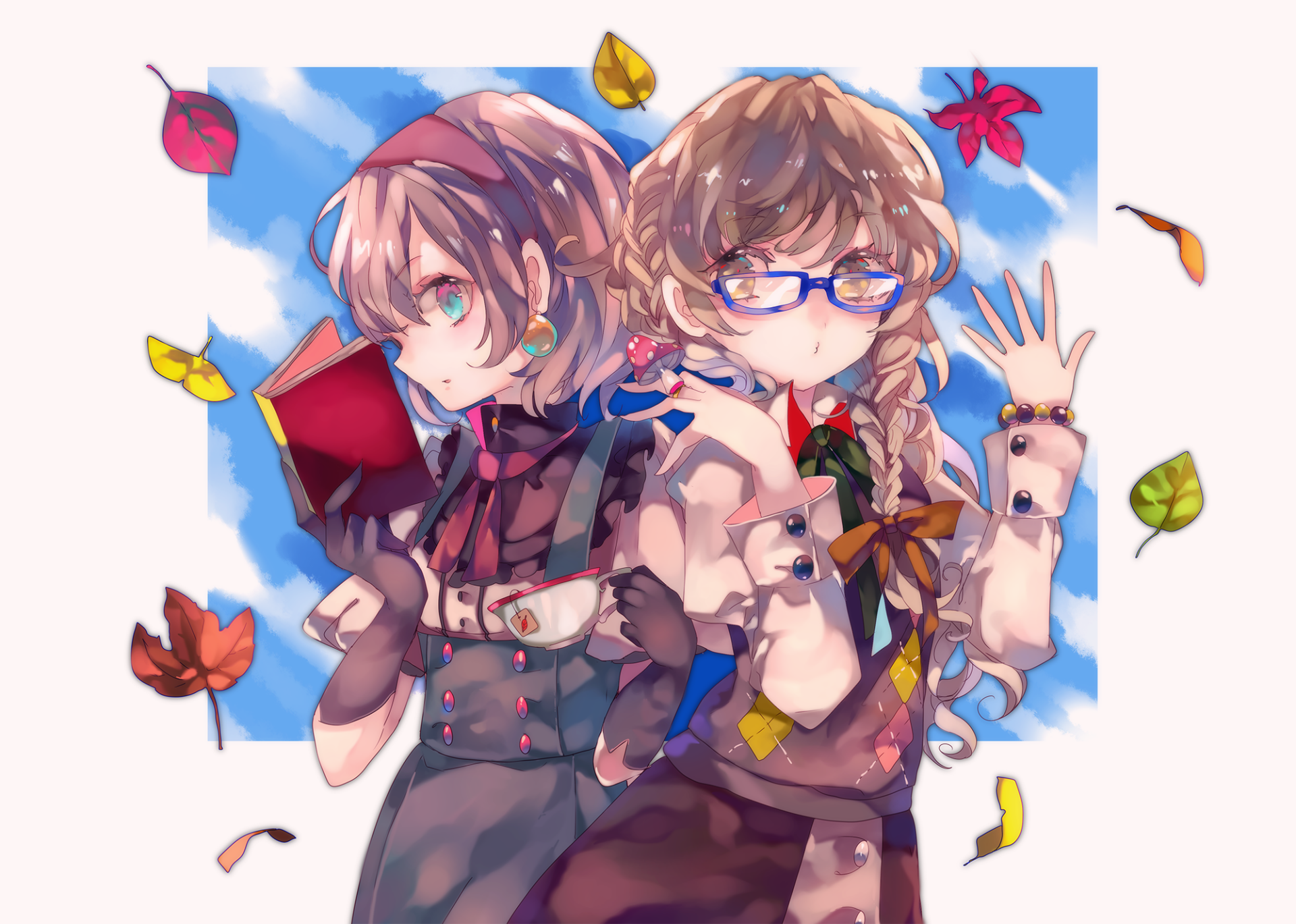 Download Marisa Kirisame Alice Margatroid Anime Touhou HD Wallpaper by 茶ごま