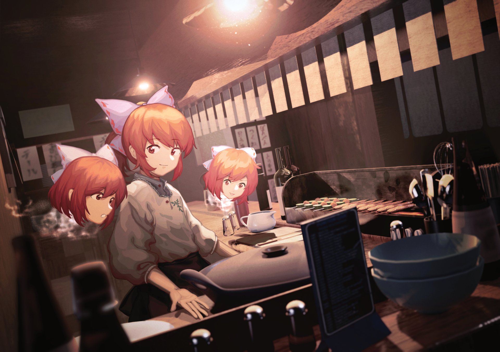 Download Sekibanki (Touhou) Anime Touhou HD Wallpaper by 降旗原